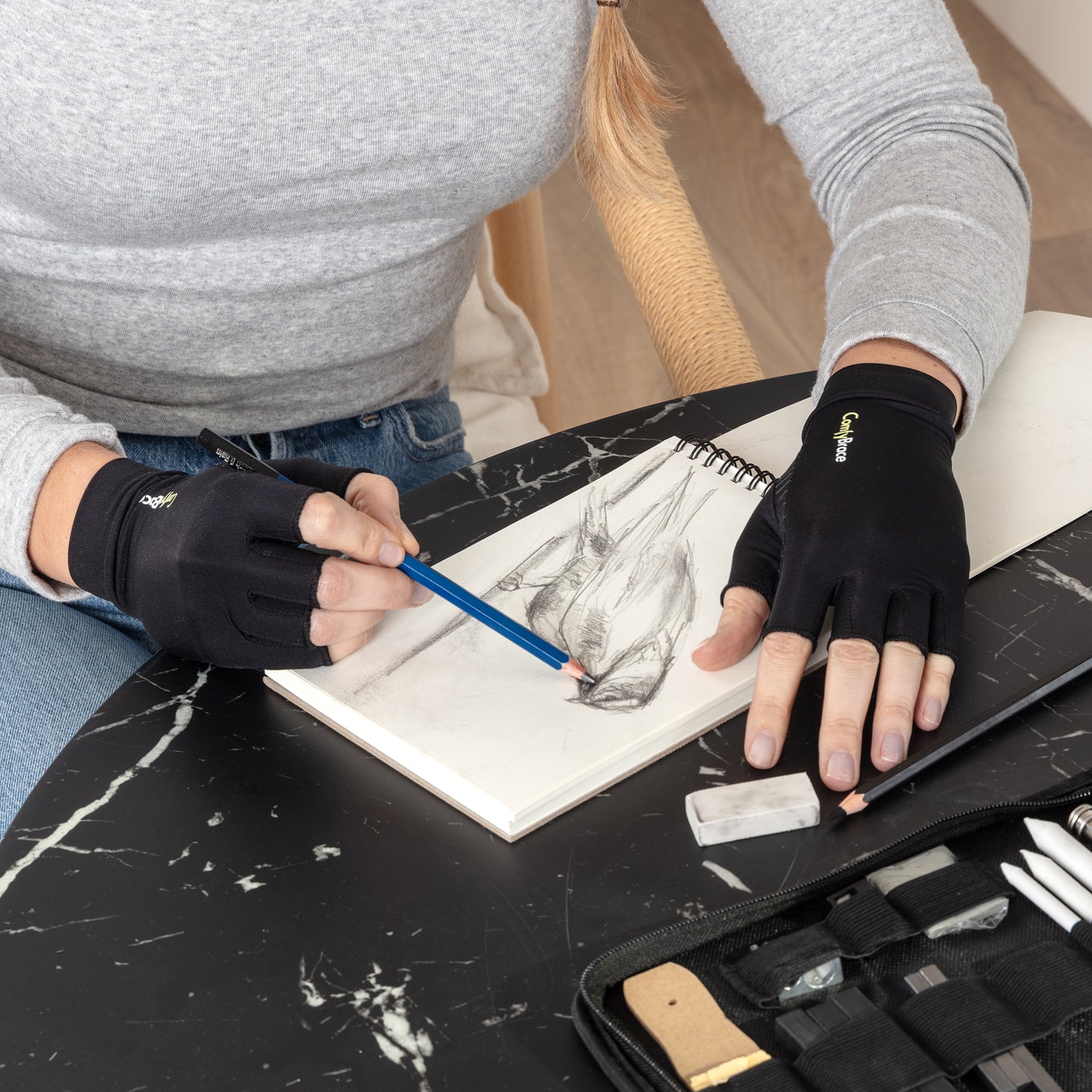 Copper Infused Compression Arthritis Gloves