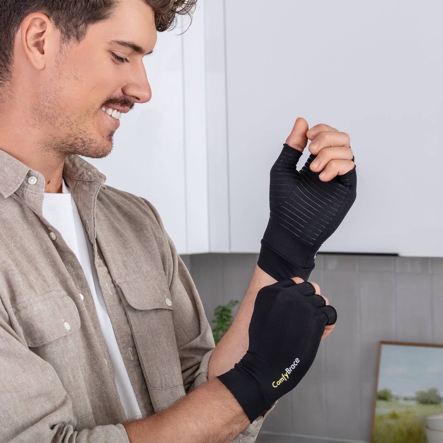 Copper Infused Compression Arthritis Gloves